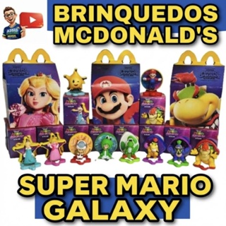 Coleção Exclusiva McDonald's - Super Mario Galaxy (COM CAIXA ORIGINAL) em Oferta na Shopee
