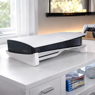 Suporte Ps5 Slim C/ Disco Base Elevada Play 5 Horizontal Deitado Stand Playstation 5 Ventilação