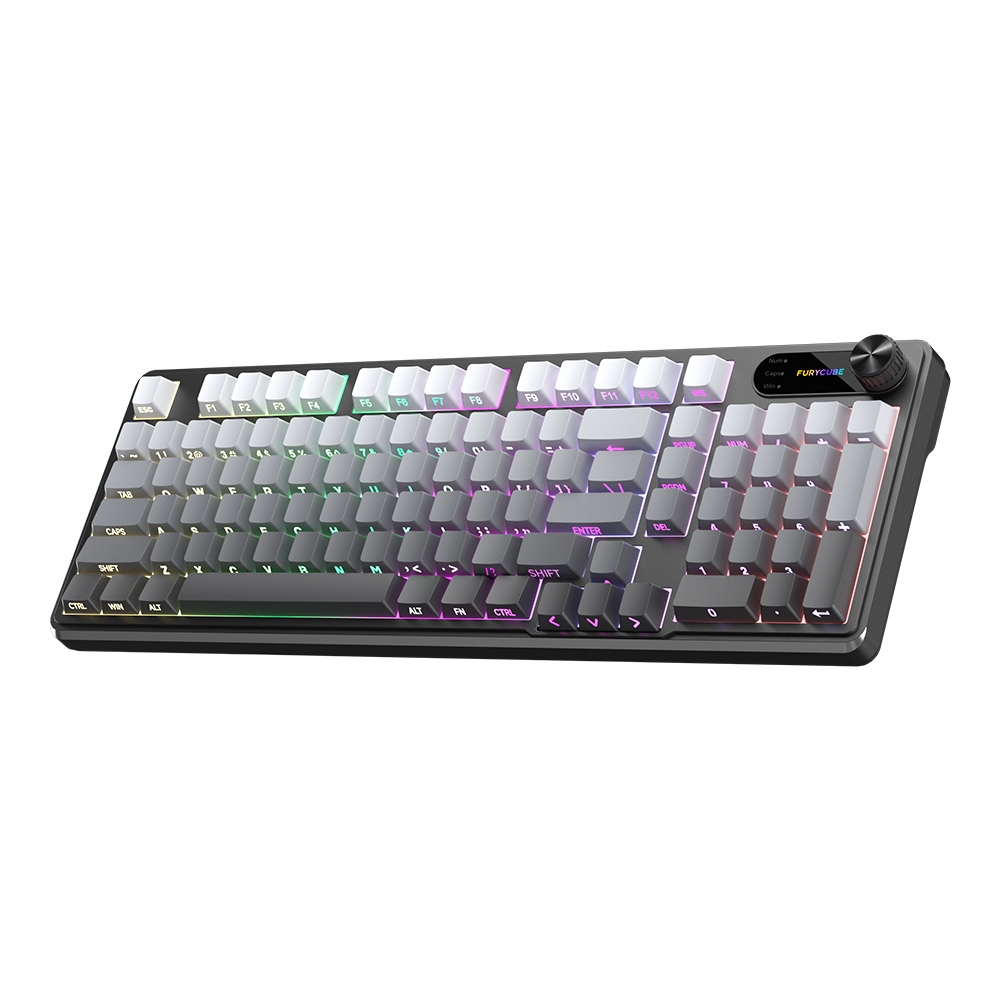 IP98PRO Teclado Membrana sem fio Bluetooth 2.4g USB Gamer