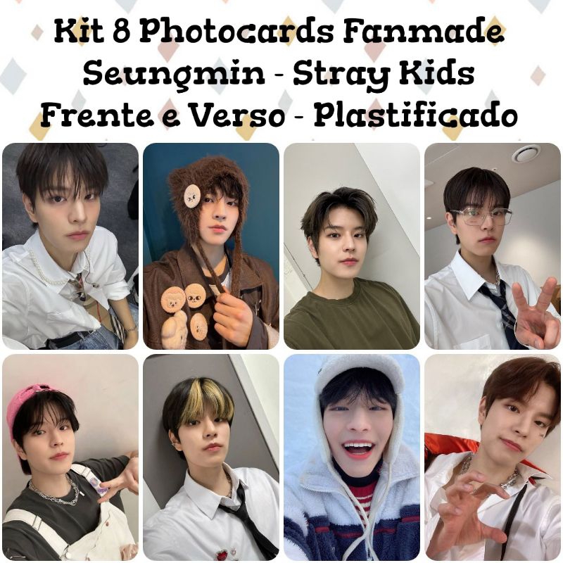straykids seungmin セット売り KIT PHOTOCARDS STRAY KIDS SEUNGMIN - FANMADE em Promoção na Shopee
