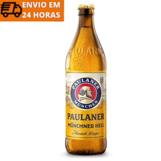 Cerveja Paulaner Lager Munchner Hell Alemã Garrafa 500ml