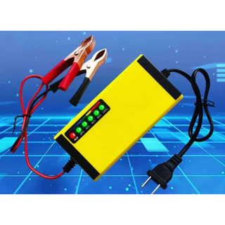 Carregador Bateria Automotivo 12v Até 300 Amperes Carga Lenta 2a Inteligente Portátil Carro Moto Caminhão Bivolt 110/220