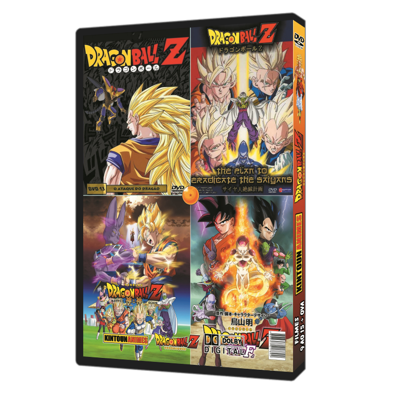 Dragon Ball Z Todos os Filmes + Especiais + Ovas em DVD | Shopee