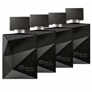 Kit 4 Perfumes Essencial Exclusivo Sofisticado Masculino - 100ml