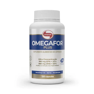 Omegafor Plus 120 Cápsulas Ômega 3 Vitafor