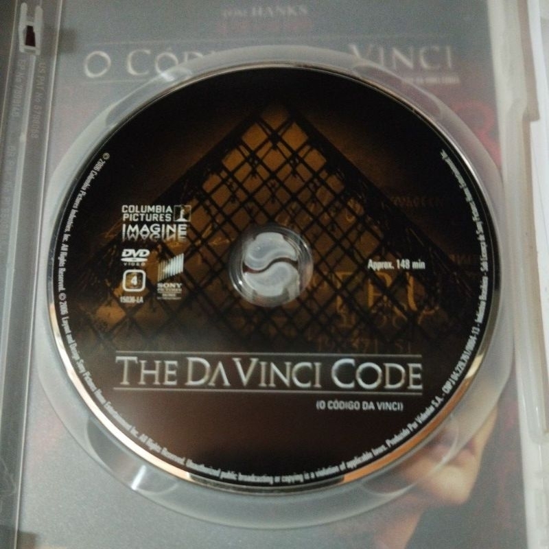 Dvd O Codigo da Vinci - Original - Tom Hanks | Shopee Brasil