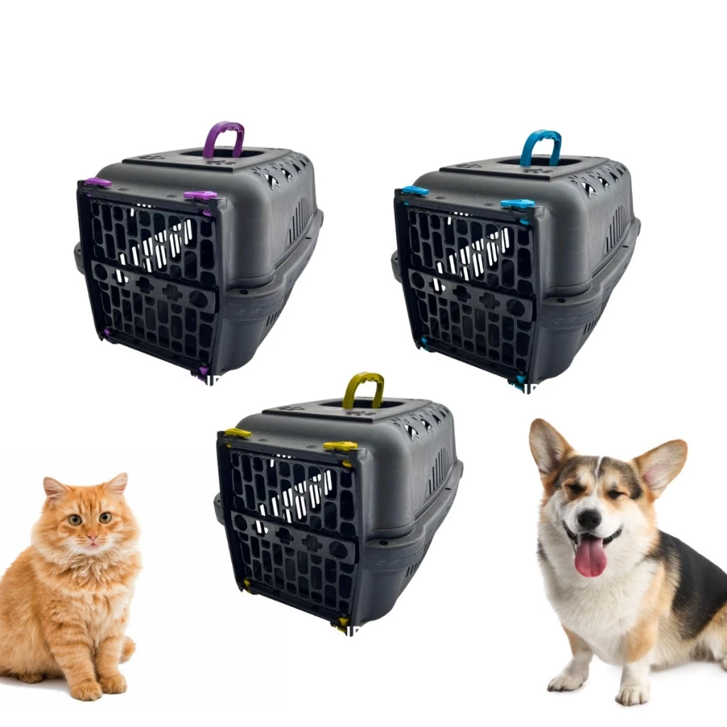 Imagem do produto Caixa Transporte Grande Pequena Média Gato Cachorro Animais Pet Cães Bolsa Casa N1 N2 N3 no catálogo Master Pet
