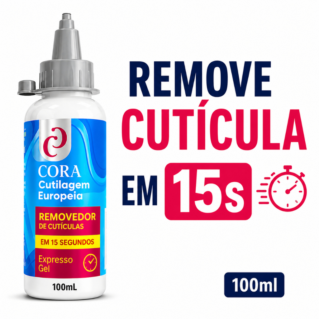 Removedor de Cutículas Gel Cora Ação Rápida Sem Alicate 100ml | Shopee ...