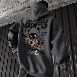 Moletom Canguru Masculino Madness Flanelado Quentinho