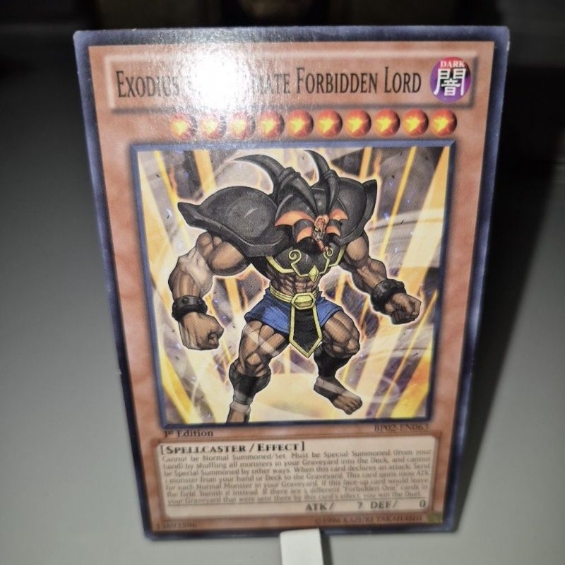 exodius yugioh card Left Arm of the Forbidden One | Details up card would leave the field Ultimate Forbidden! Exodius the Ultimate
