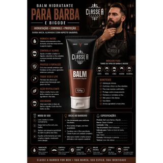 BALM Para Barba 120ml - CLASSE A