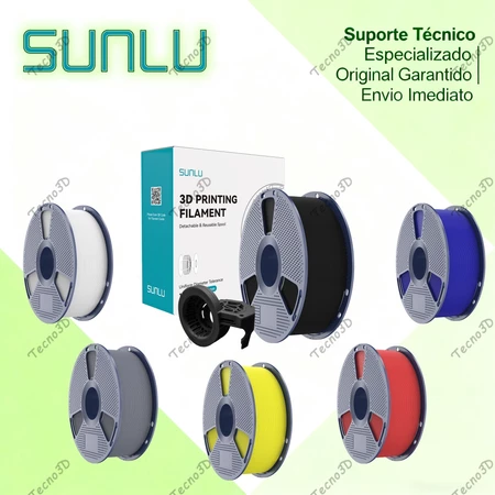 Filamento 3D para impressora 3D SUNLU PETG Matt 1,75mm de diâmetro 1KG/rolo Consumíveis