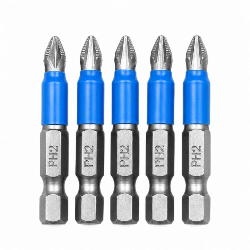Kit Bits Ponteira Philips Ph2 Magnética Impacto Contém 6 Peças PH1