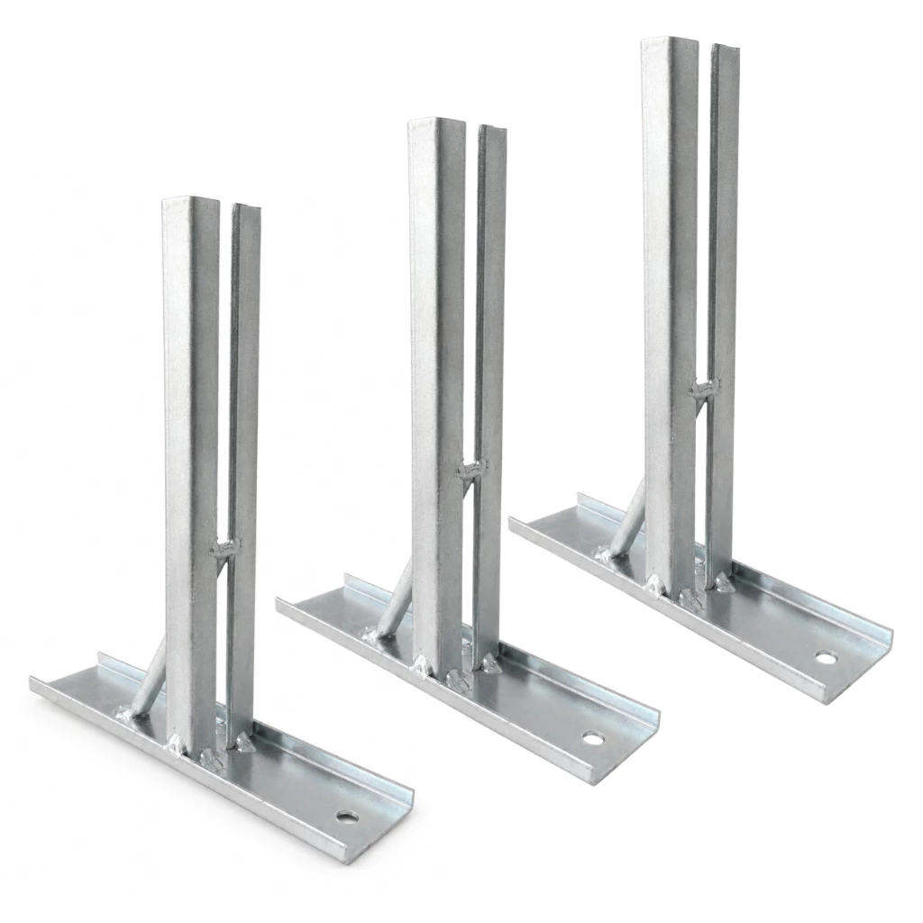 Kit 3 Suportes para Motor Portão Eletrônico Basculante 20cm Aço Resistente Instalação Segura