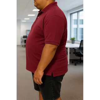 Polo Plus Size Masculino Piquet Para Uniformes e Dia a Dia