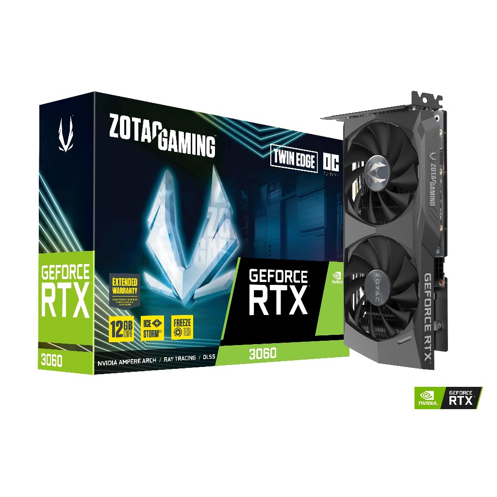 Placa de Video MSI GeForce RTX 3060 Ventus 2X OC, 12GB, GDDR6, 192