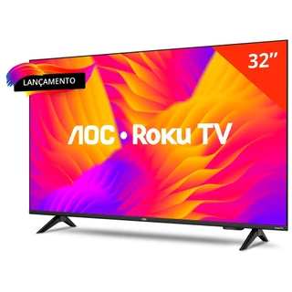 Smart Tv Aoc Dled 32 Wi-fi Roku Tv Quad Core 32s5155/78g