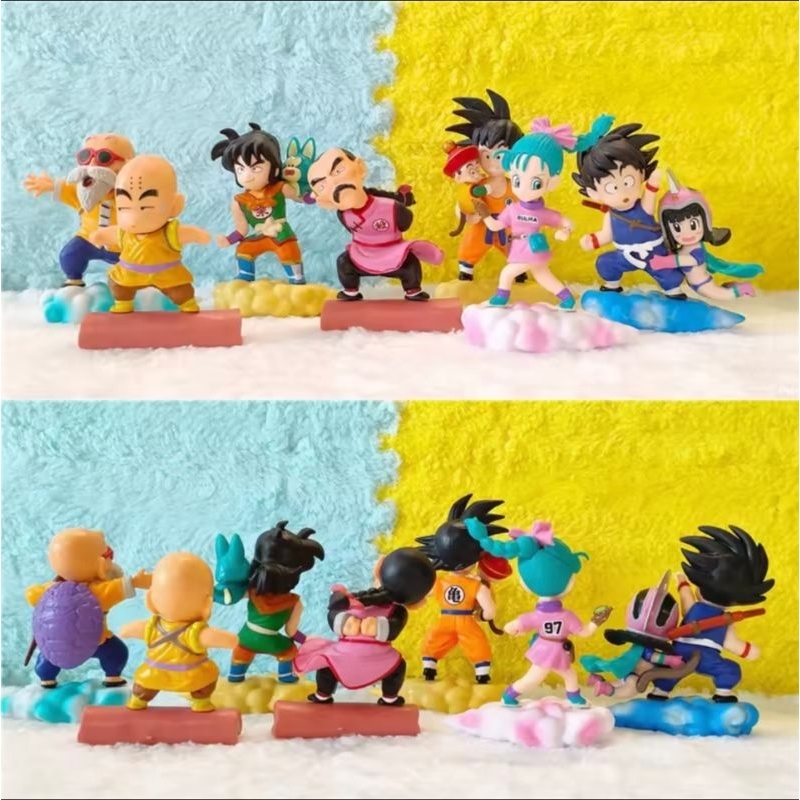 Figura Dragon Ball Z 8cm – Goku, Vegeta e Personagens | Colecionável ...