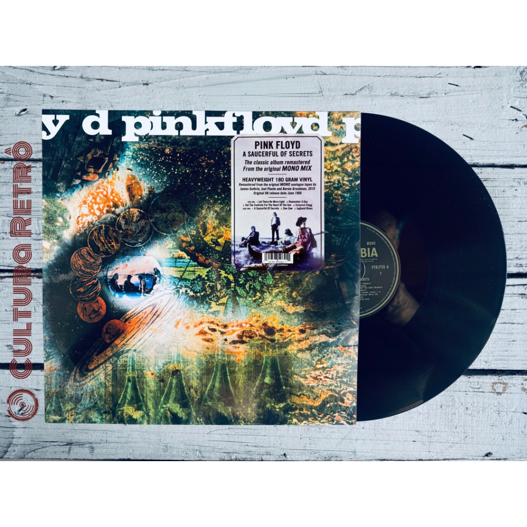 LP SAUCERFUL Of SECRETS PINK FLOYD 2019 ( NOVO/ PRETA/ MONO) | Shopee ...