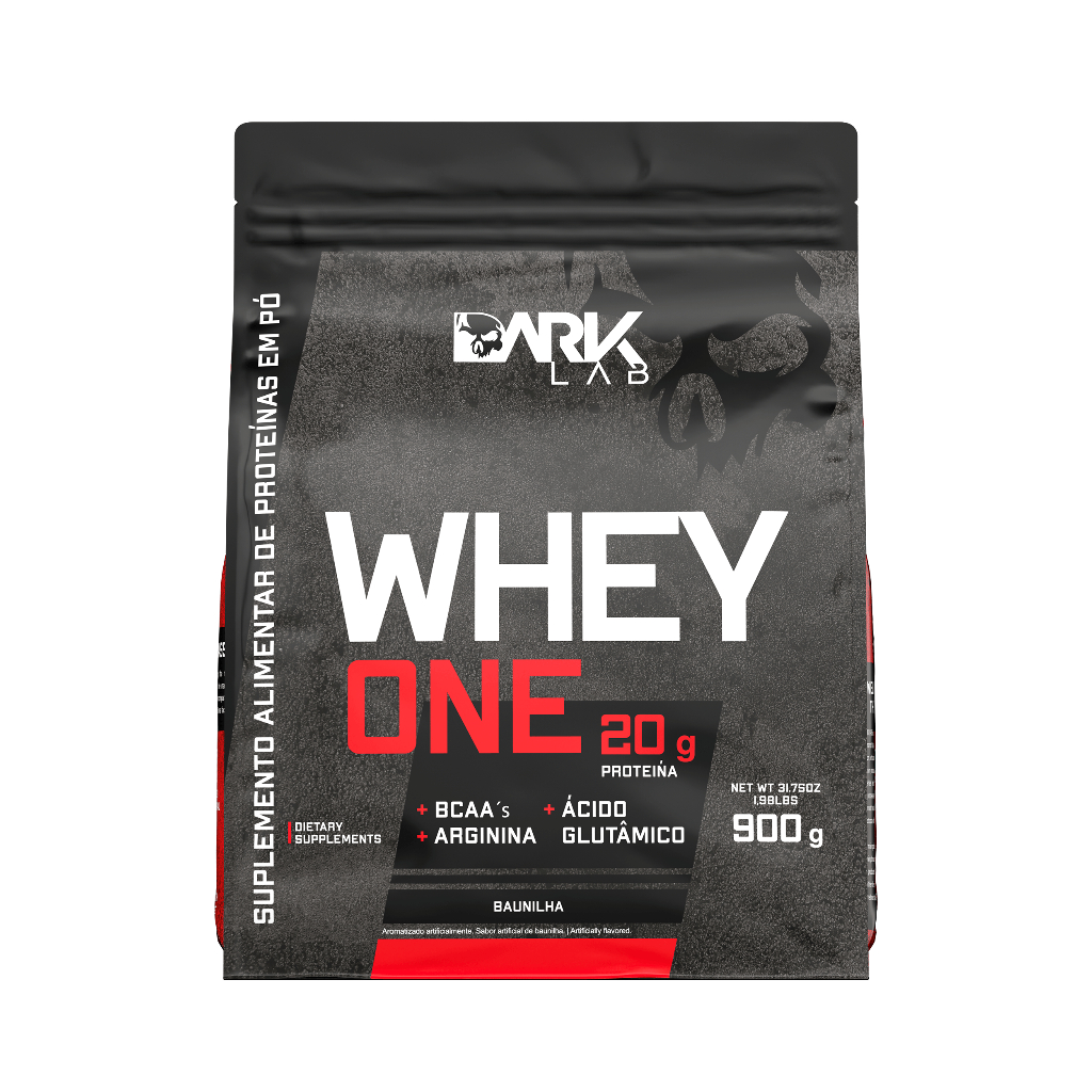 Whey Protein One Refil 900g Dark Lab - Proteina com BCAA, Glutamina, Arginina
