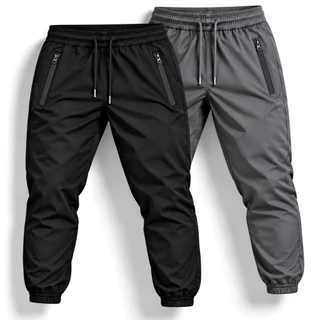 Kit 2 Calça Jogger Masculina Dry Fit Esportiva Academia Corrida Premium Esporte Slim Fit