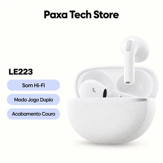 Fones de ouvido Bluetooth LE223 ENC 30h Bateria IP54 Type-C Bluetooth 6.0 Modo Jogo
