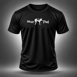Camisa Dry Fit Masculina - Modelo MUAY THAI, Academia, Corrida,CrossFit,Ideal Para Treinos Intensos
