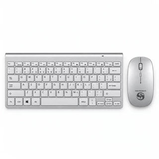 Teclado E Mouse Adaptador Usb Sem Fio Wireless 2.4ghz Pc Wb-8066