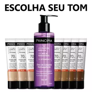 Principia Kit Limpeza Profunda + Proteção com cor- Escolha seu tom em Oferta na Shopee