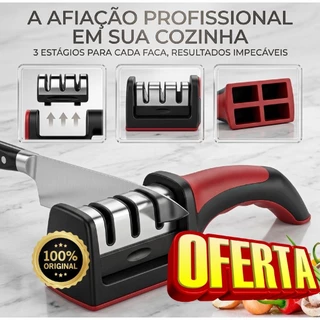 Amolador Afiador de Facas Profissional 4 em 1 Promoção em Oferta na Shopee