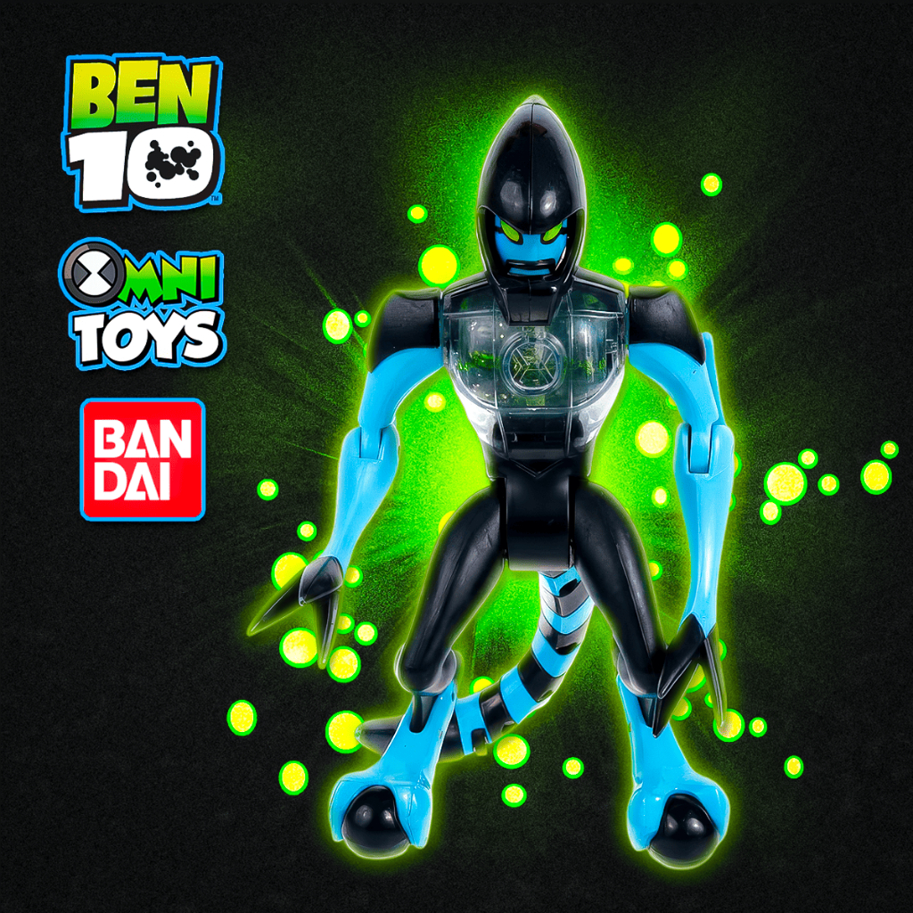 Boneco XLR8 DNA Alien Heroes Ben 10 Clássico Original Bandai Usado