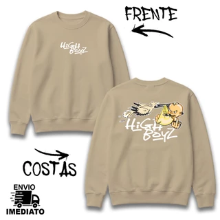 Moletom Unissex Street Gola Careca ''BABY GANGSTER'' Premium 2026 Alta Qualidade Envio Imediato - 67