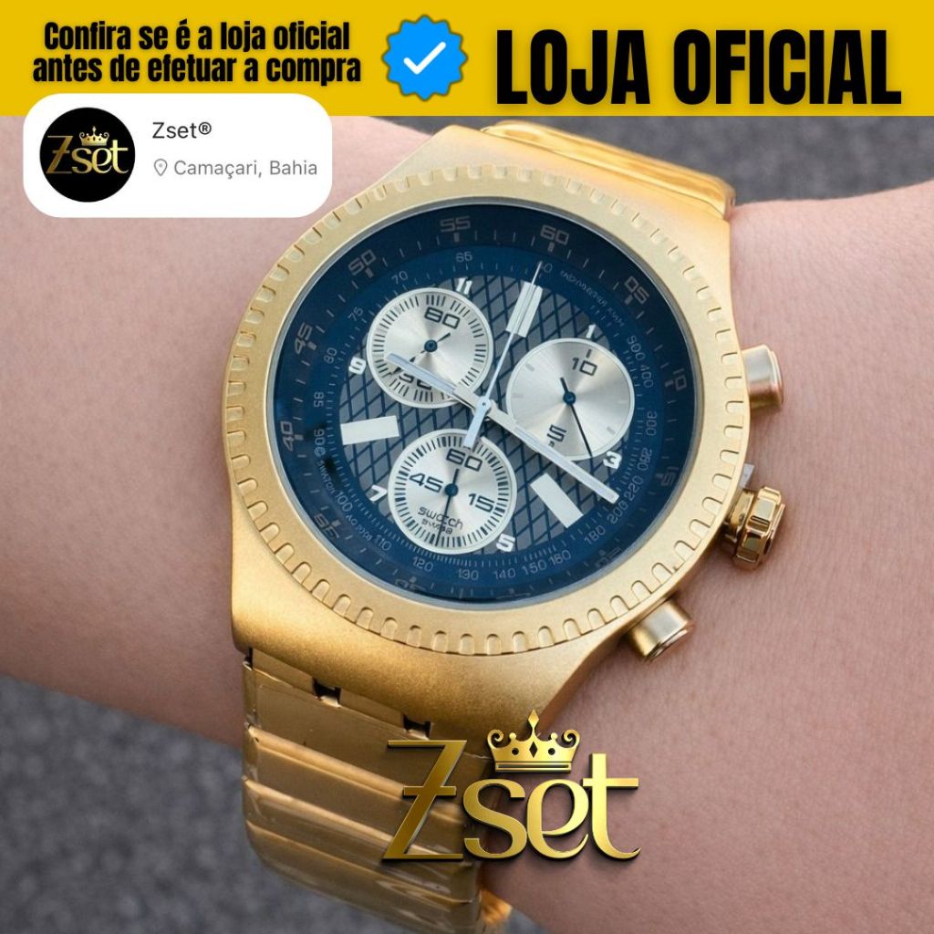 スウォッチ007　オクトパシー Swatch 007 +Caixa +Bateria Extra | Shopee Brasil