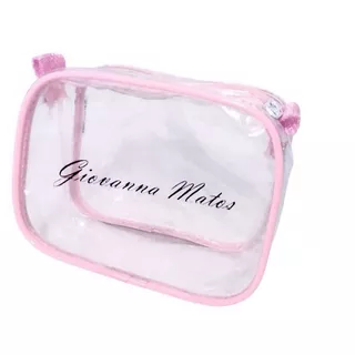 MINI necessaire PERSONALIZADA 15x12 escrevemos o que desejar