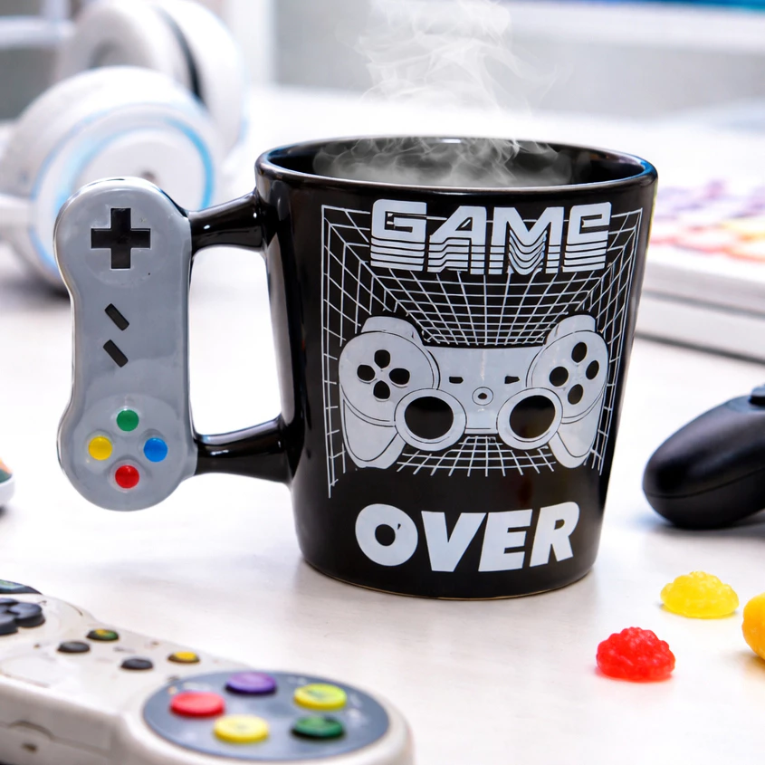 Caneca Gamer em porcelana