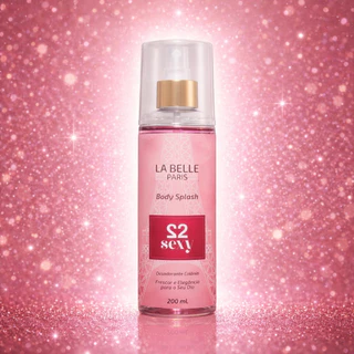 Body Splash S2 Sexy La Belle 200ml - Inspiração 212 Sexy - Perfume feminino marcante, sofisticado