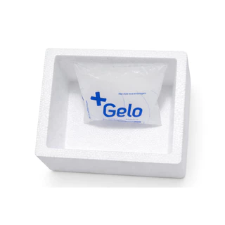 Kit Isopor c/ Tampa e Gelo / Caixa Térmica