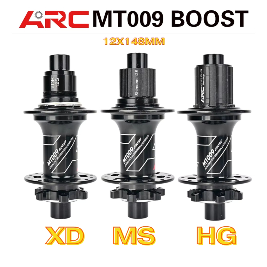 ARC MT009 BOOST ハブ 12x110mm Par Cubo Arc Boost MT009 28 e 32 Furos Shimano Micro Spline Hg