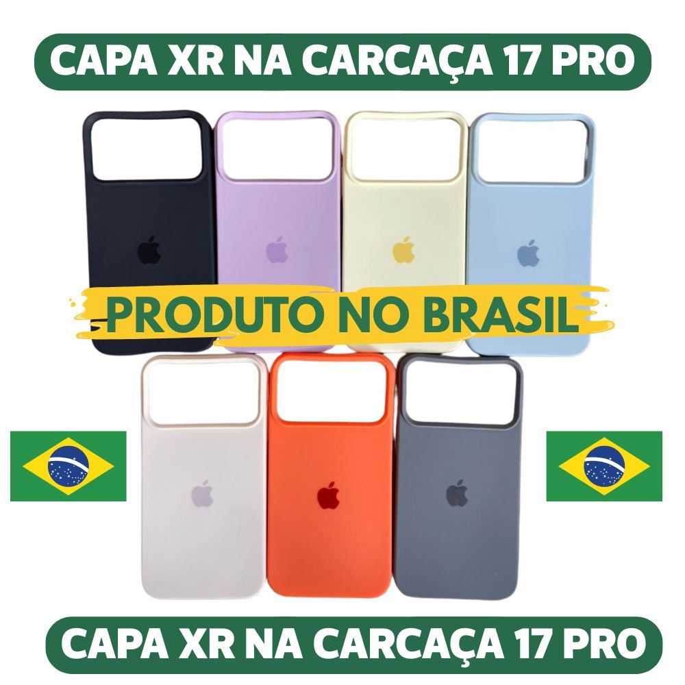 Capa XR carcaça 17 Pro Capinha XR no 17 Pro Case XR to 17 Pro XR