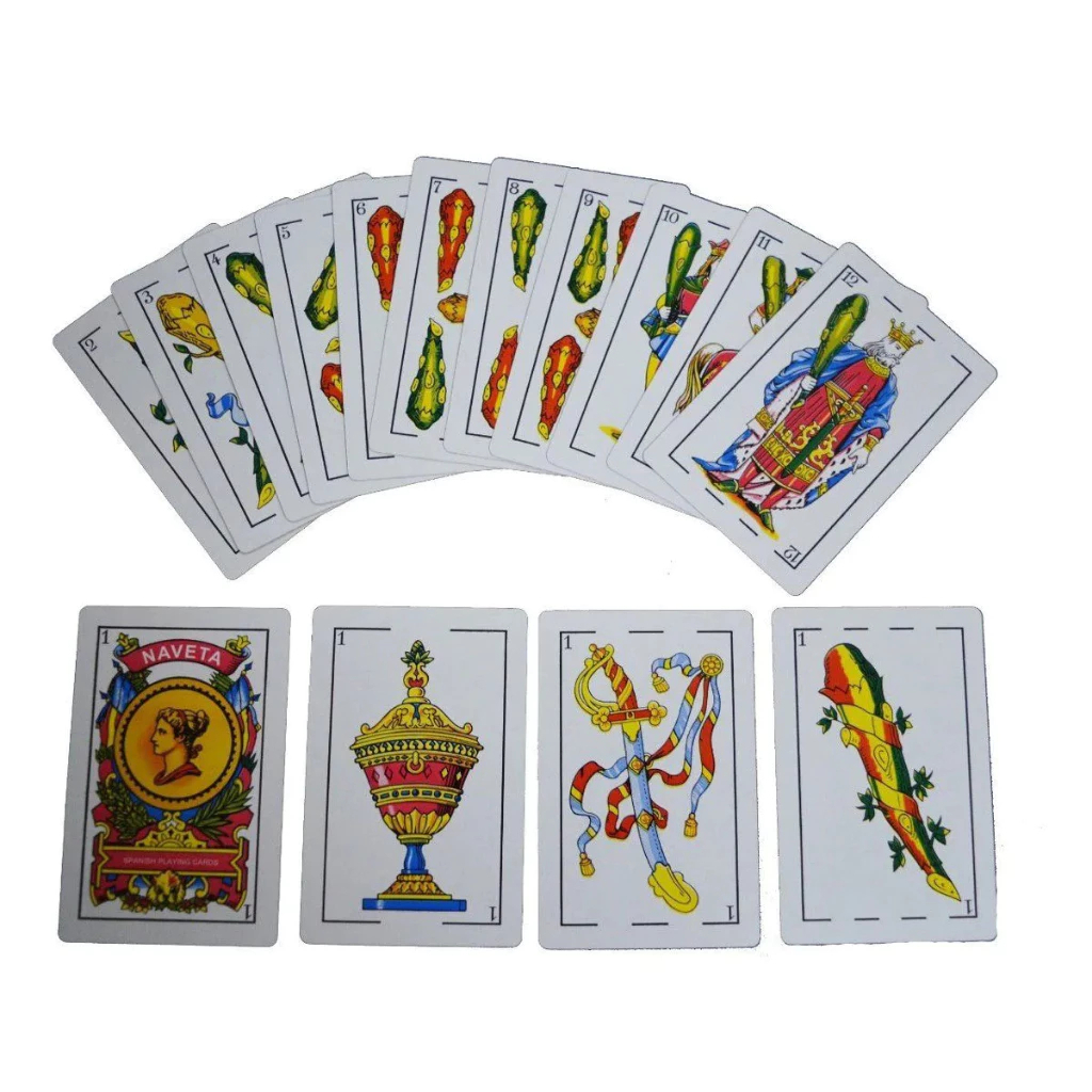 Baralho de Truco Espanhol Clássico Jogo de Cartas Canastra Buraco ...