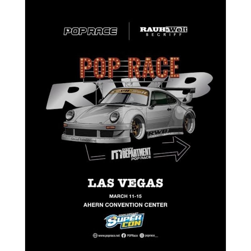 Miniatura Poprace Rwb 930 Las VegasDiecast Super Con | Shopee Brasil