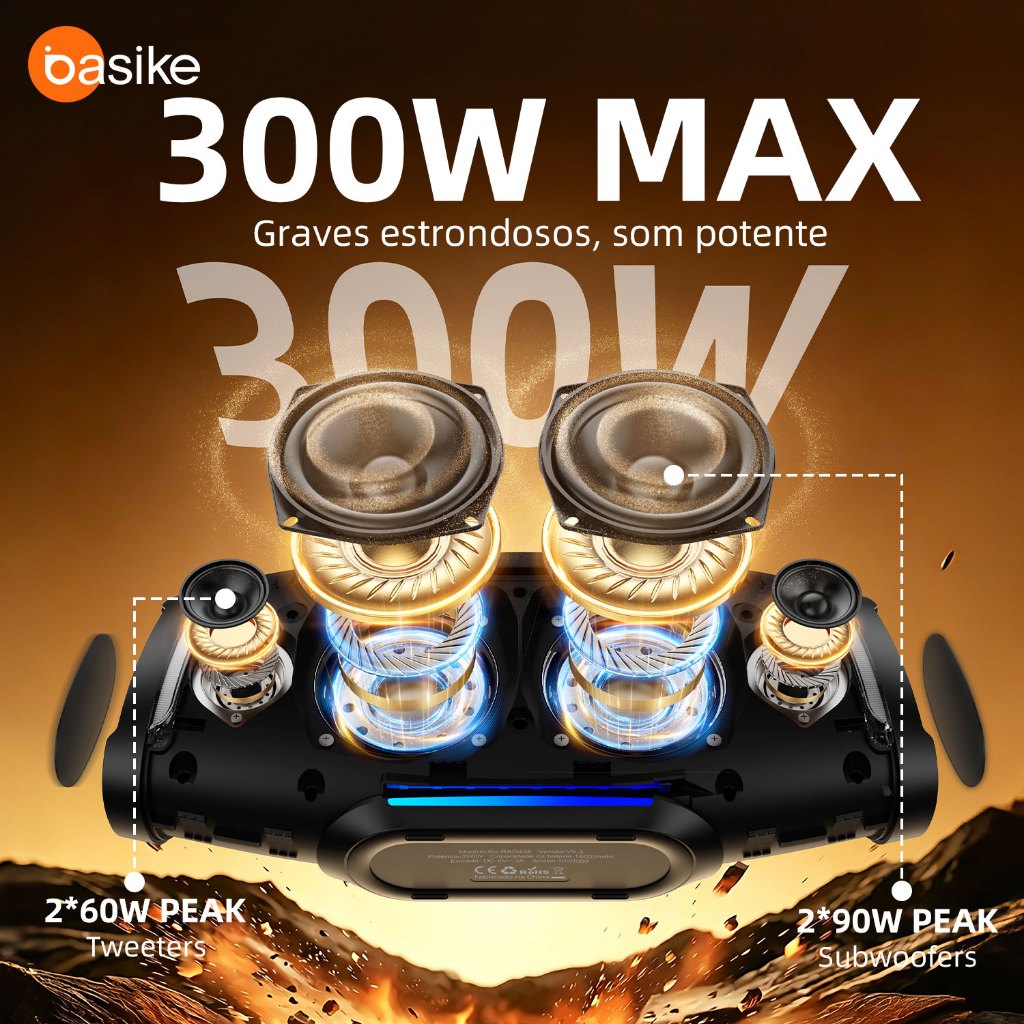 Caixa de Som Portátil Jbl Party Box 100 em Promoção na Shopee