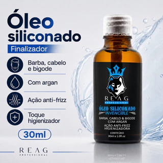 ÓLEO ANTI-FRIZZE E HIGIENIZADORA -REAG MEN - BARBA, CABELO E BIGODE