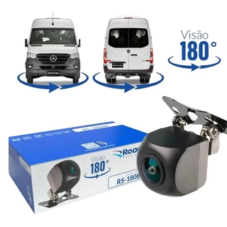 Câmera De Ré Frontal Automotiva Olho De Peixe 110° Universal RS180 ACR-100