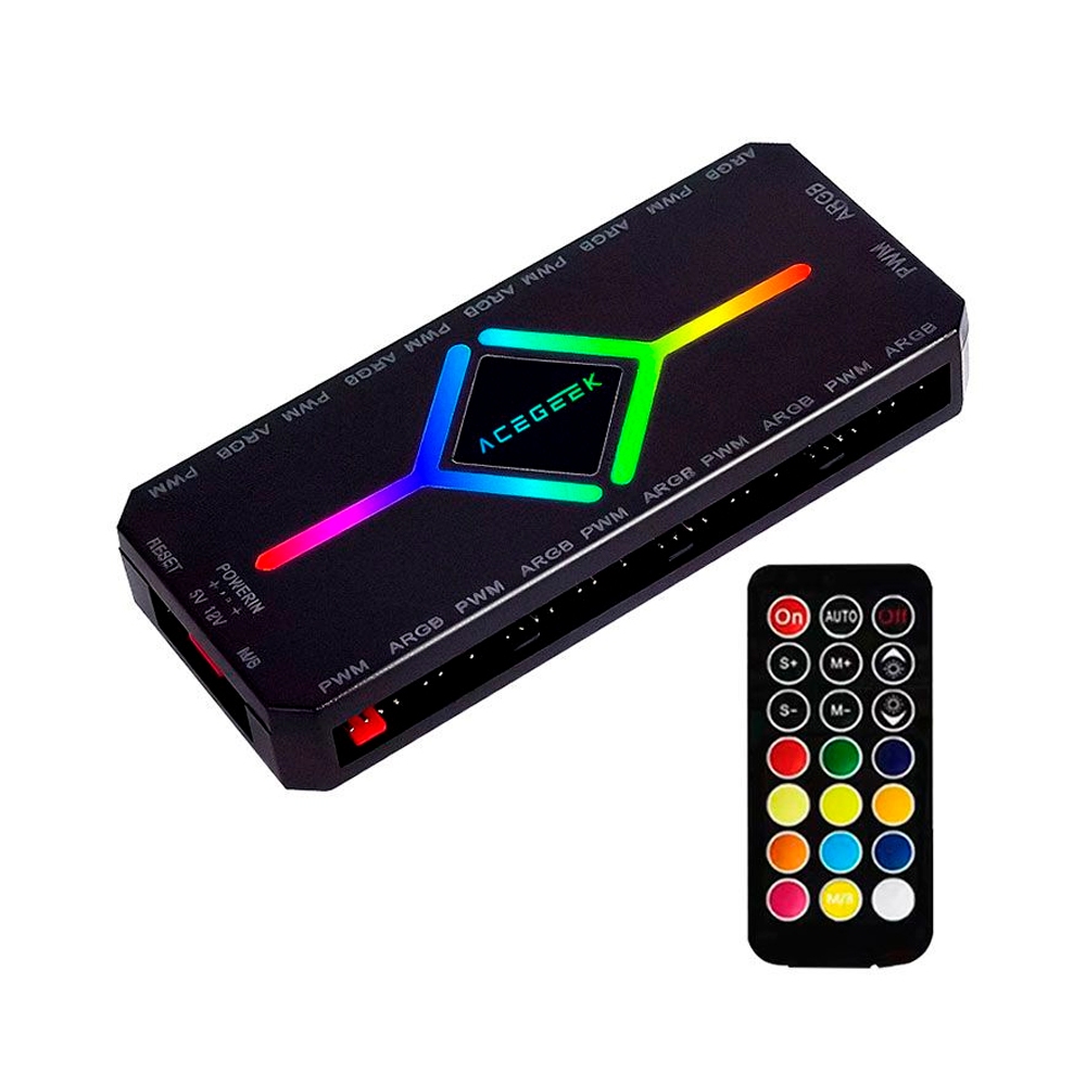 Controladora Acegeek Hub10, Preto