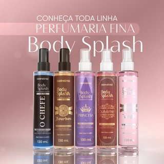 12 UN Body Splash PERFUMARIA FINA 130ml Bio Instinto Desodorante Colônia Fragrância Irresistível