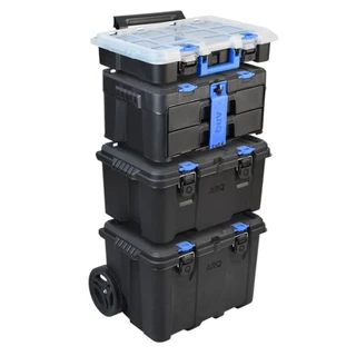 KIT CAIXA DE FERRAMENTAS MODULAR ULTRA BOX C RODAS 4 EM 1 TOY 26020