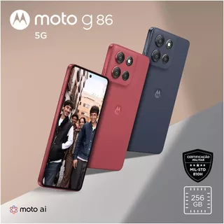 Fone Celular M0T0 G86 5G 256GB 12GB RAM Dual SIM + Relógio Smartwatch