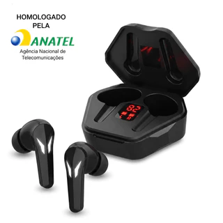 Fone de Ouvido Bluetooth 6.0 Sem Fio Microfone 6h Bateria Gamer Corrida Academia Unissex