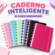 Caderno Inteligente A5 ou B5 80 Folhas Capa Dura Reposicionável Escolar